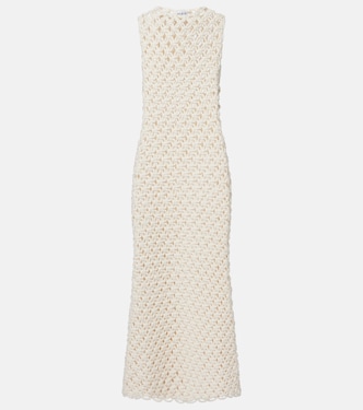 Maxikleid aus Häkelstrick | Alaïa