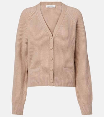 Ribbed-knit wool and cashmere cardigan | Victoria Beckham