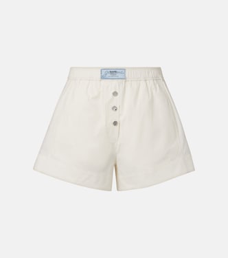 Cotton-blend shorts | Ganni