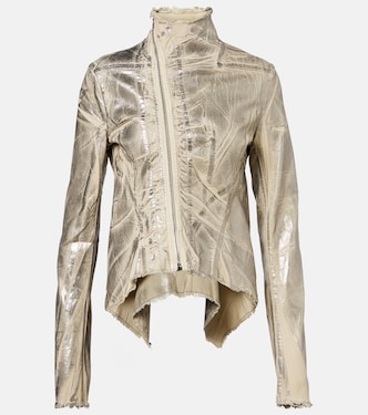 Beschichtete Jacke Naska Gary aus Denim | Rick Owens