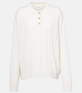 Pull polo Magnolie en cachemire | Lisa Yang