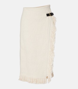 Galla cotton and linen midi skirt | Isabel Marant