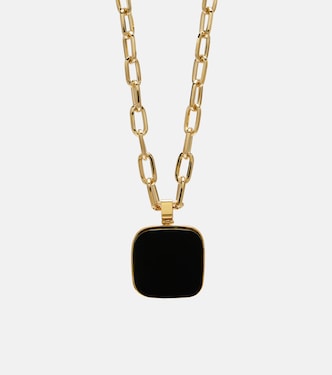 Onyx pendant necklace | La DoubleJ