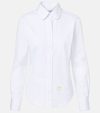 Pinstripe cotton poplin shirt | Thom Browne