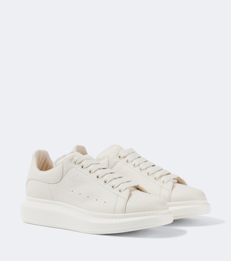 Oversized leather sneakers | McQueen