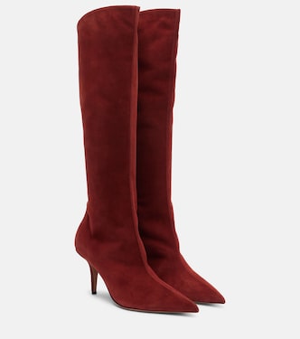 Bottes Jessica 75 en daim | Paris Texas