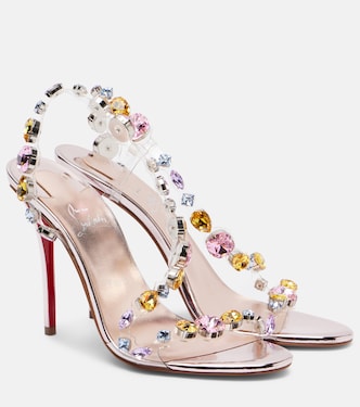 Rosa Z 100 embellished leather sandals | Christian Louboutin