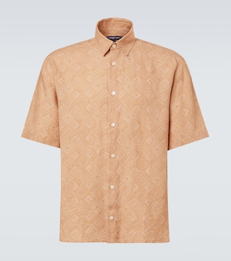 Castro printed linen bowling shirt | Frescobol Carioca