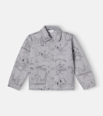 Printed denim jacket | Stella McCartney Kids