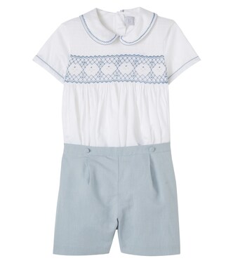 Cotton top and shorts set | Pepa London