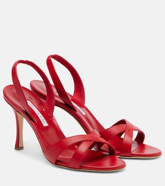 Slingback-Sandalen Callasli aus Leder | Manolo Blahnik