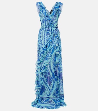 Floral ruffled gown | Etro