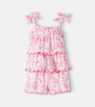 Floral scalloped top and shorts set  | Tartine et Chocolat