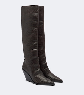 Bottes Utah en cuir tressé | Souliers Martinez