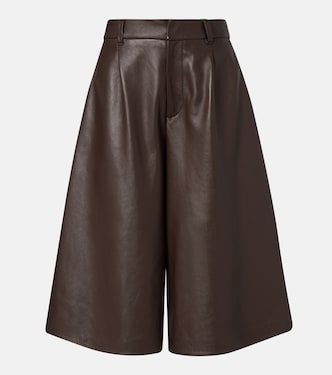 Leather Bermuda shorts | Brunello Cucinelli
