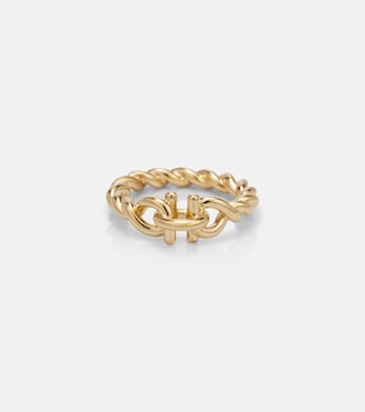 Gold-plated ring | Ferragamo