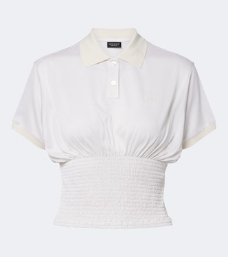 Top Double G aus Seide | Gucci