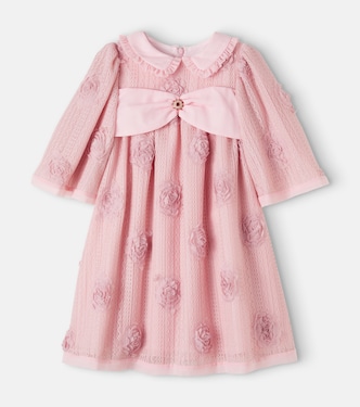 Floral-appliqué dress | Patachou