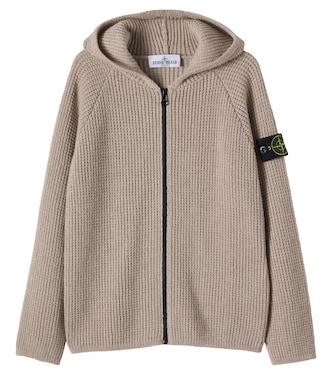 Compass zip-up sweater | Stone Island Junior
