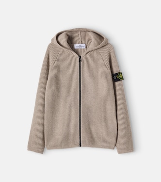 Compass zip-up sweater | Stone Island Junior
