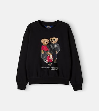 Felpa Polo Bear in jersey di misto cotone | Polo Ralph Lauren Kids