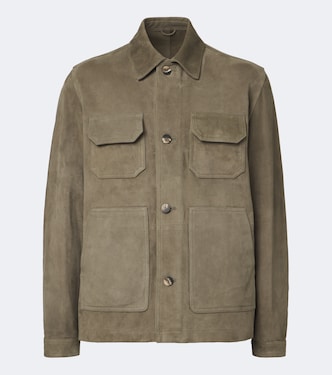 Jacke Ravi aus Veloursleder | Frescobol Carioca