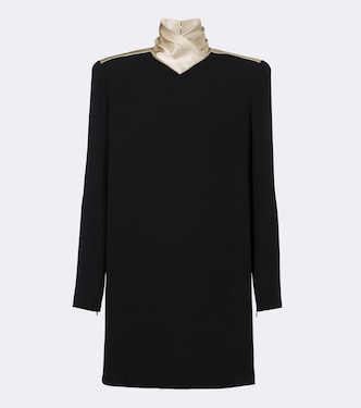 Cady Couture satin-trimmed minidress | Valentino