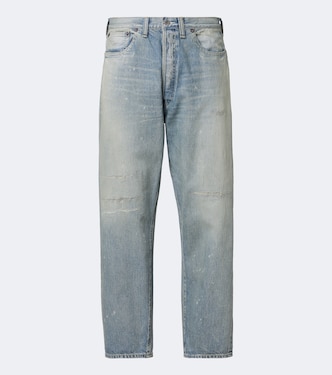 No. 37 distressed straight jeans | A.Presse