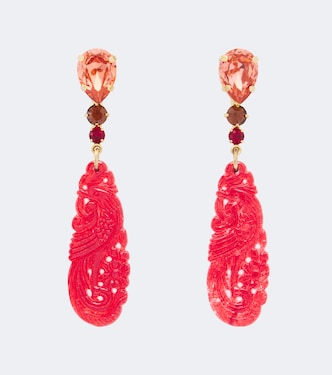 Corinna embellished drop earrings | Jennifer Behr