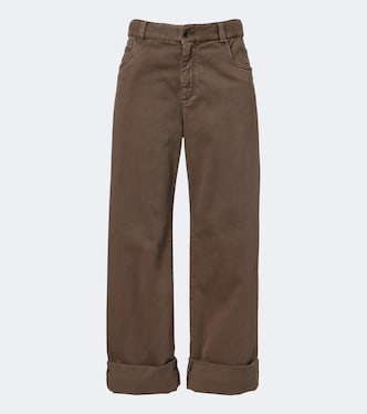 Jean wide Monili à taille basse | Brunello Cucinelli