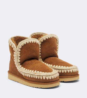 18 shearling-lined suede ankle boots | Mou