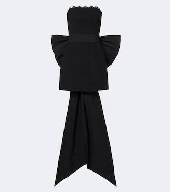 Aurelia bow-detail bustier dress | Rebecca Vallance