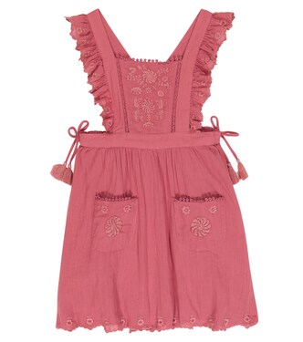 Huguette cotton dungaree dress | Louise Misha