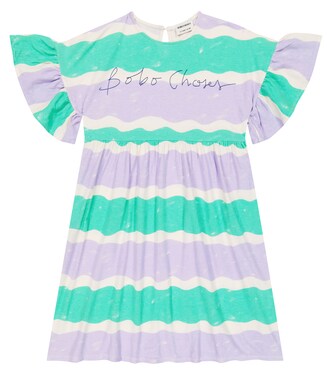 Striped cotton dress | Bobo Choses