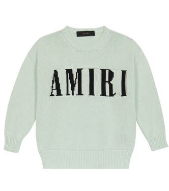 Pull intarsia en coton et cachemire | Amiri Kids