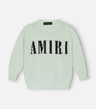 Pull intarsia en coton et cachemire | Amiri Kids