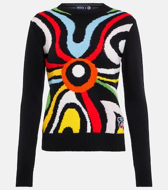 x Fusalp – Pull Marmo intarsia en laine | Pucci