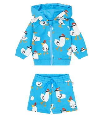 Baby cotton sweatshirt and shorts | Stella McCartney Kids