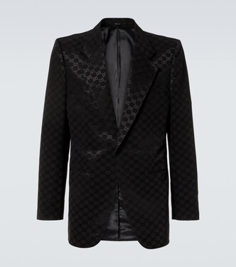 GG Canvas cotton-blend blazer | Gucci