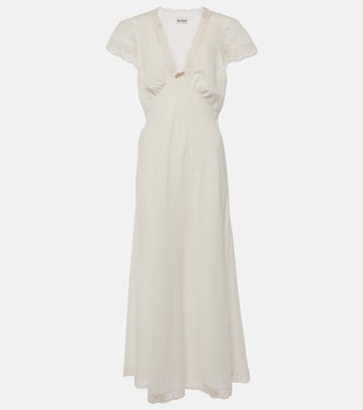 Clarice lace-trimmed midi dress | Rixo