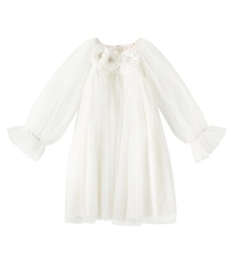 Snowy Petal embellished tulle dress | Tutu Du Monde