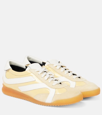 Track suede-trimmed leather sneakers | Proenza Schouler