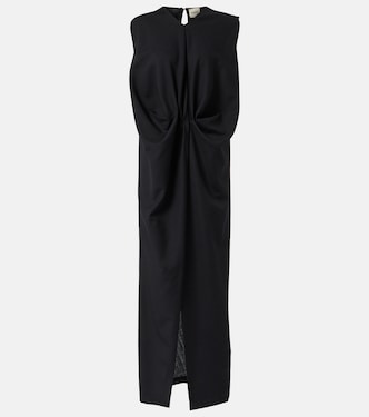 Niel wool and mohair maxi dress | Khaite