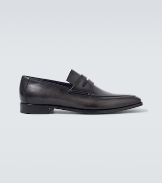 Andy Démesure leather penny loafers | Berluti
