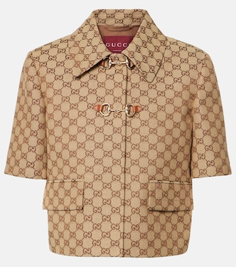 Jacke GG Horsebit aus Canvas | Gucci