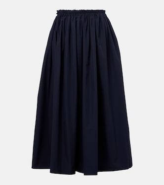 Chiara cotton poplin midi skirt | Gabriela Hearst