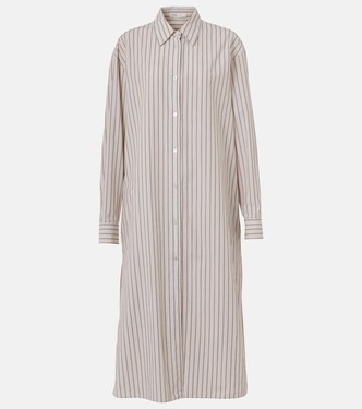 Chihiro striped cotton shirt dress | The Row