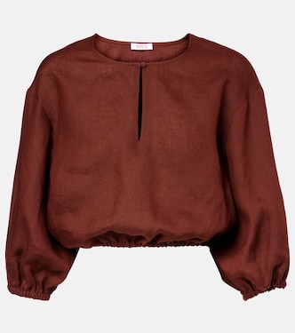 Gracieux linen crop top | Eres