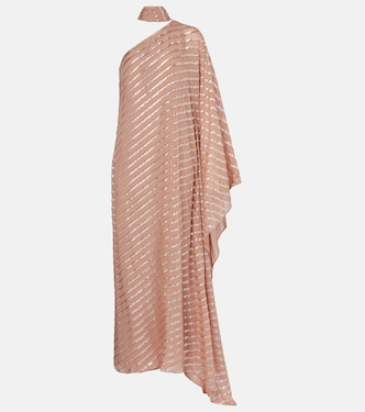 Petra one-shoulder fil coupé maxi dress | Taller Marmo