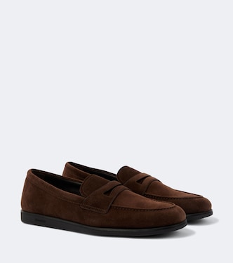 Portsmouth suede penny loafers | Church's